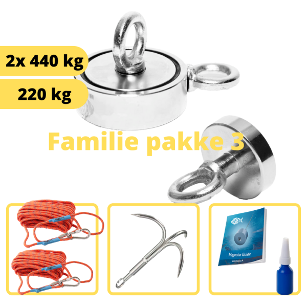Magnetfiskeri - Familie pakke 3
