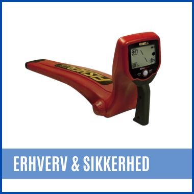 Metaldetektor til Erhverv & Sikkerhed