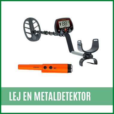 Meddele Kreta Intensiv Lej en metaldetektor - Find tabte smykker & Skelpæle mm.