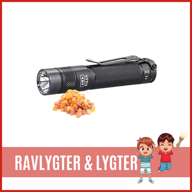 Ravlygter og lygter til børn & juniorer
