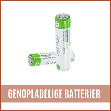 Genopladelige batterier