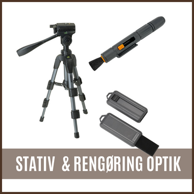 Stativer & Rengøring til optik