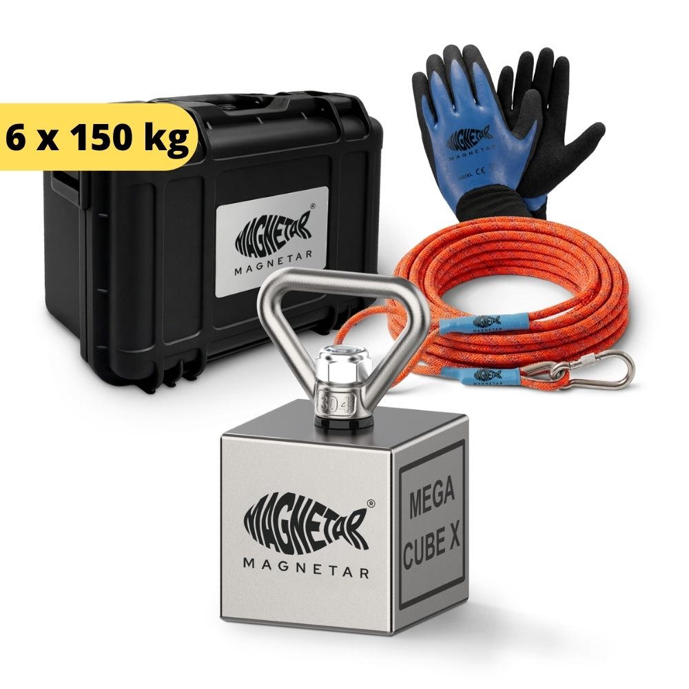 MegaCube X fiskemagnet - 900 kg