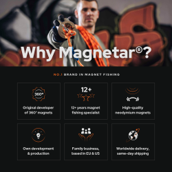 Barbarian X fiskemagnet Kit - 1600 kg