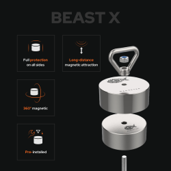 Beast X Fiskemagnet Kit - 1400 kg