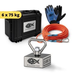 Cube X fiskemagnet Kit - 450 kg
