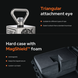 Cube X fiskemagnet Kit - 450 kg