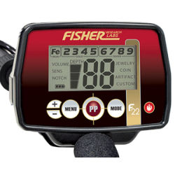 Fisher F22 metaldetektor + "All you need" - pakke