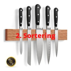 Magnetar Magnet Knivholder - Acacia tr� (2. Sortering)