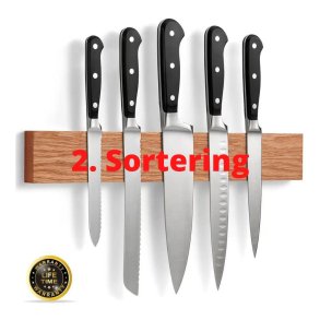 Magnetar Magnet Knivholder - Acacia tr (2. Sortering)