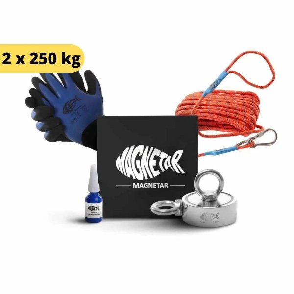 Bulldog 500 fiskemagnet - Pakke