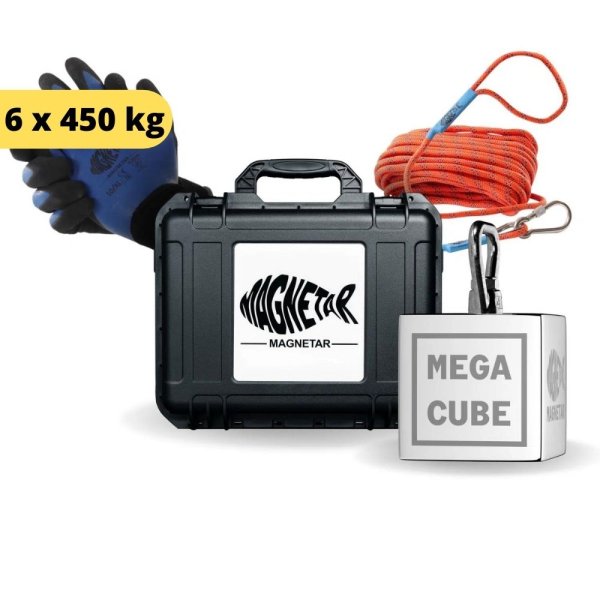 MegaCube - 360 graders fiskemagnet - 2700 kg 