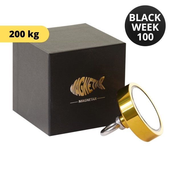 Klassisk 200 "Guld"  fiskemagnet 