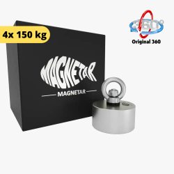 Hardcore - 360 graders fiskemagnet - 600 kg 