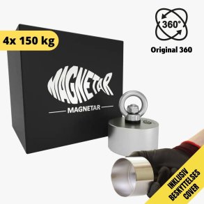 Hardcore - 360 graders fiskemagnet - 600 kg 
