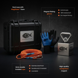 MegaCube X fiskemagnet Kit - 900 kg