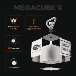 MegaCube X fiskemagnet Kit - 900 kg