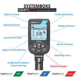 Nokta Simplex BT metaldetektor 