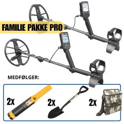 Metaldetektor familiepakke - Pro pakke