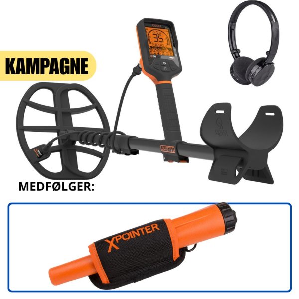 Quest Q35 multifrekvens metaldetektor - Kampagne
