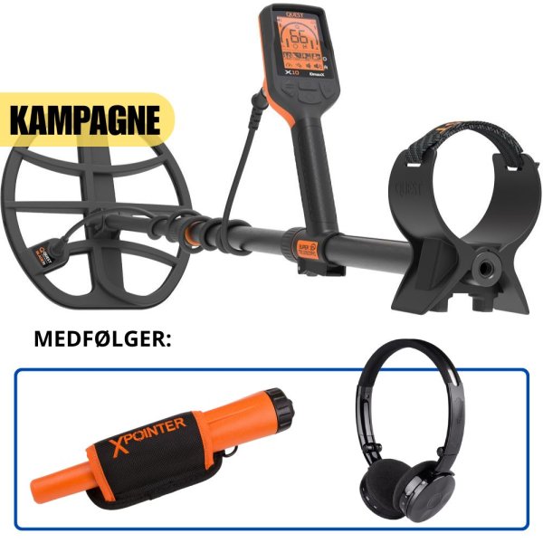 Kopi af Quest X10 IDmaxX WHP metaldetektor - Kampagne