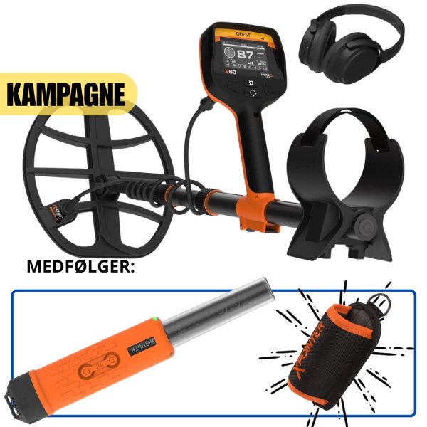 Quest V60 metaldetektor - Kampagne