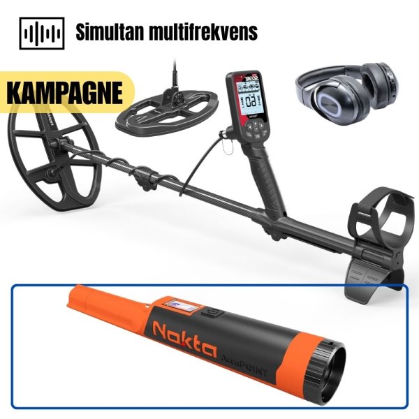 Nokta Triple Score med AccuPoint Lite pinpointer