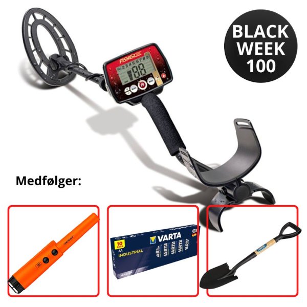 Fisher F22 metaldetektor + "All you need" - pakke