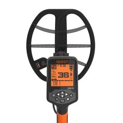 Front af Quest S30 metal detektor