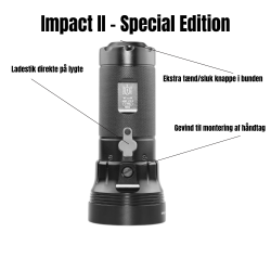 Amber Impact II ravlygte special edition - Pro Kit 