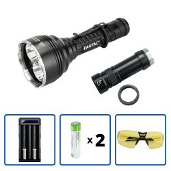 Amber Trident ravlygte m. extender tube - Pro Kit