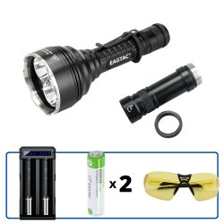 Amber Trident ravlygte m. extender tube - Pro Kit