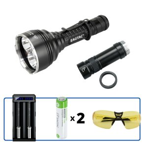 Amber Trident ravlygte m. extender tube - Pro Kit