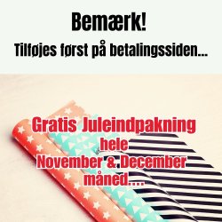 Gaveindpakning (tilfjes frst ved betaling)