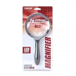 Hndholdt lup m. LED lys HM-44